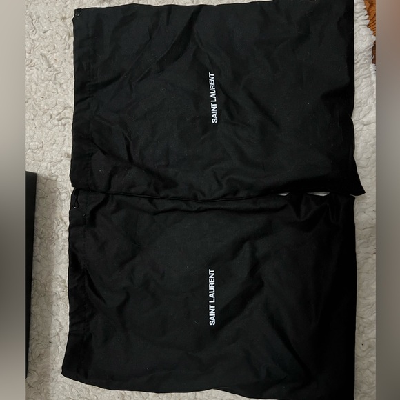 Saint Laurent AMBER SANDALS IN LEATHER - Picture 14 of 14